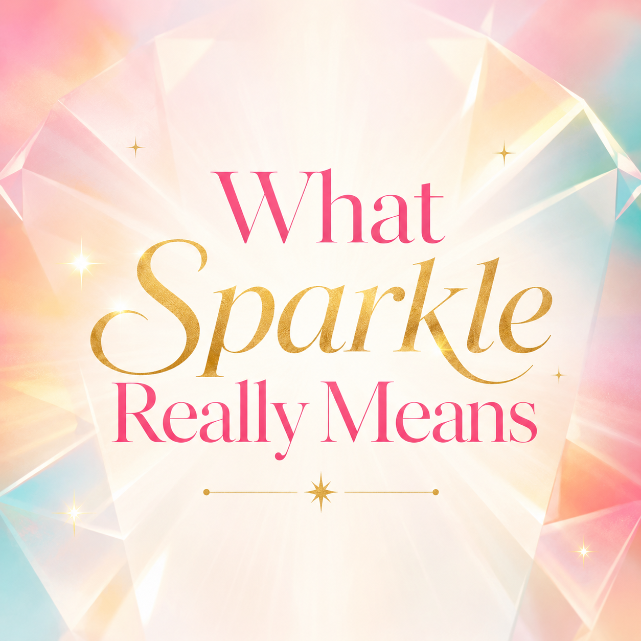 What Sparkle Really Means