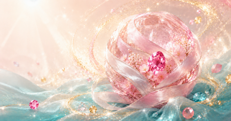 flower heart radiant sparkle